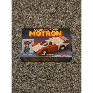 VTG Retro 1985 McDonald's Commandrons  Motron Race Car NIB New Canadian Box